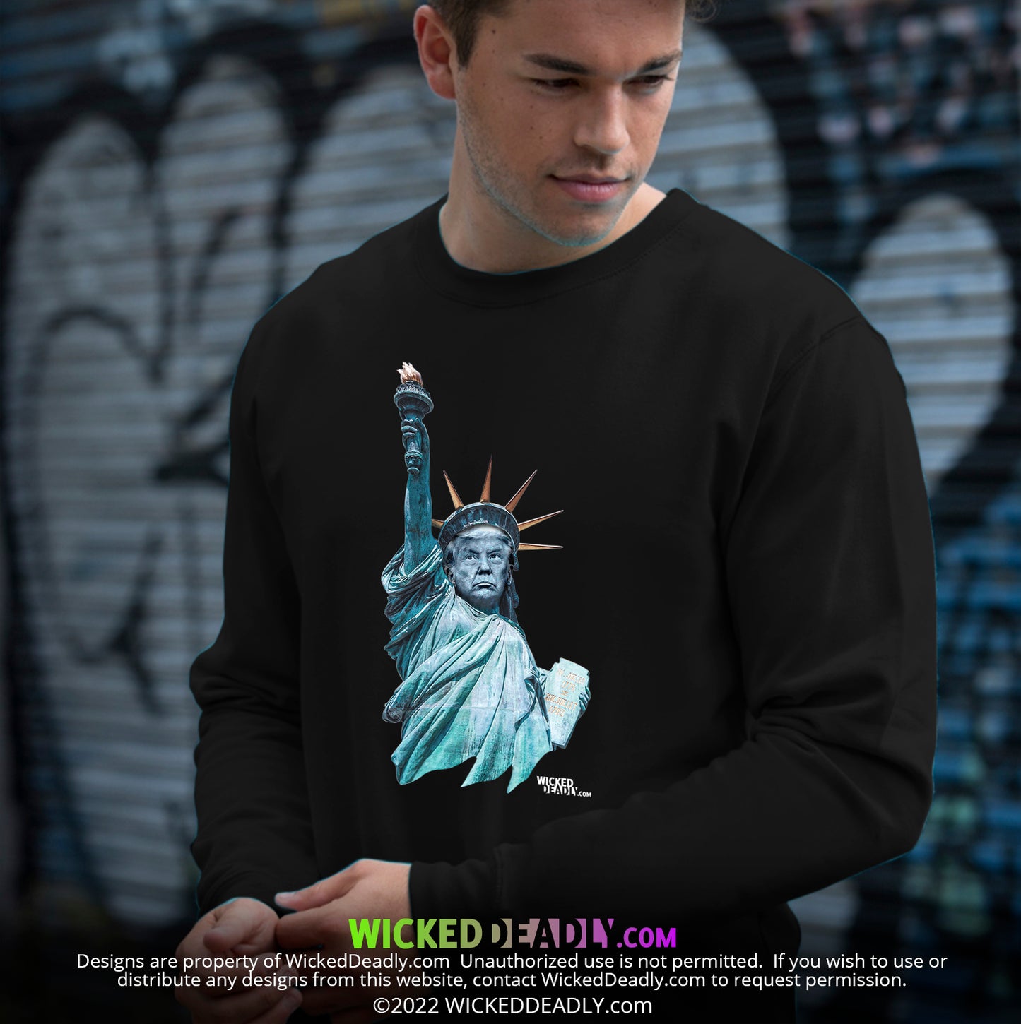 Statue of Trumperty Design #1 | SWEATSHIRT (unisex)