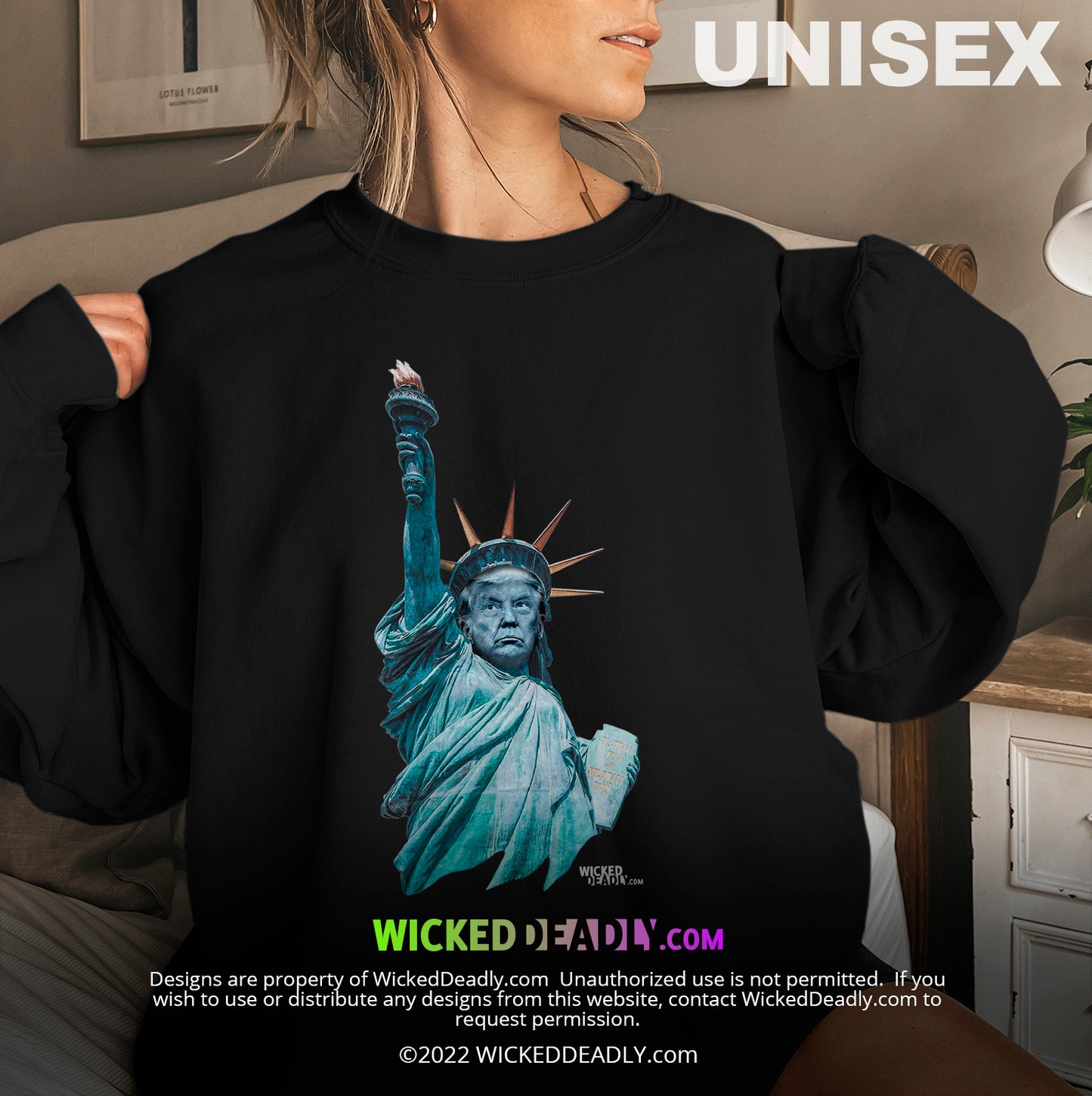 Statue of Trumperty Design #1 | SWEATSHIRT (unisex)