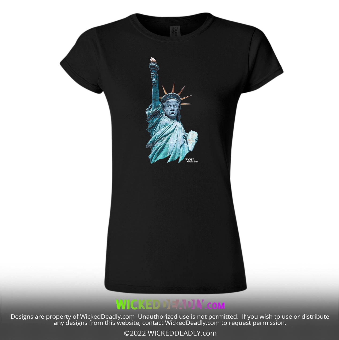 Statue of Trumperty Design #1 | T-SHIRT (womens)