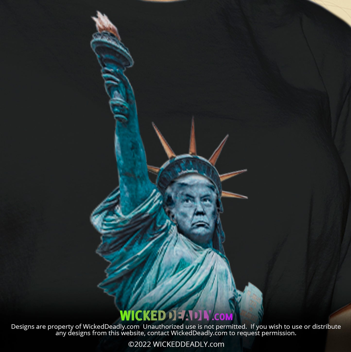 Statue of Trumperty Design #1 | T-SHIRT (womens)