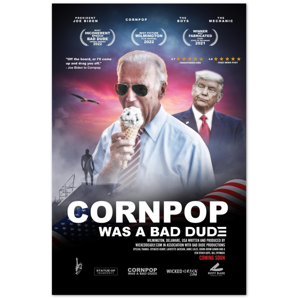 Biden / Cornpop | PREMIUM MATTE POSTER