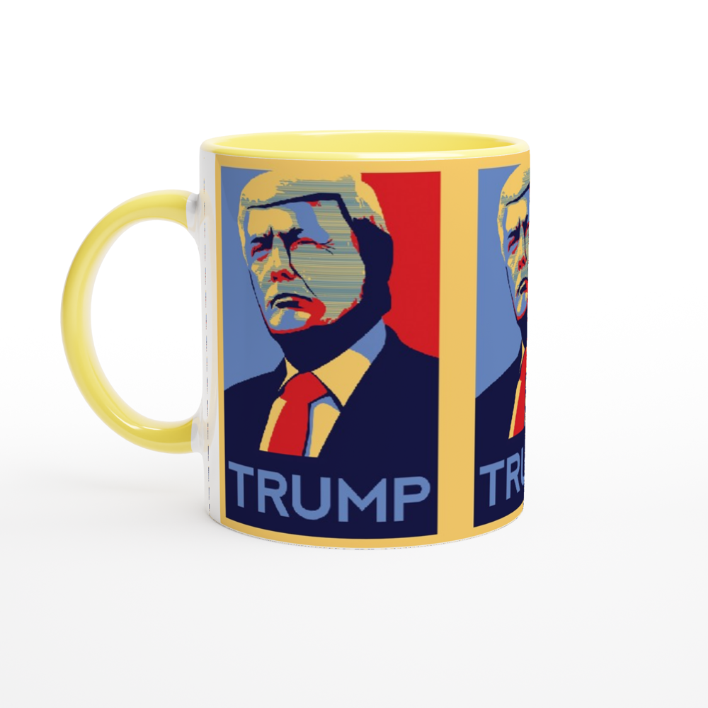 Trump Blue & Red portrait #2 | CLASSIC COFFEE MUG (11oz. Ceramic)