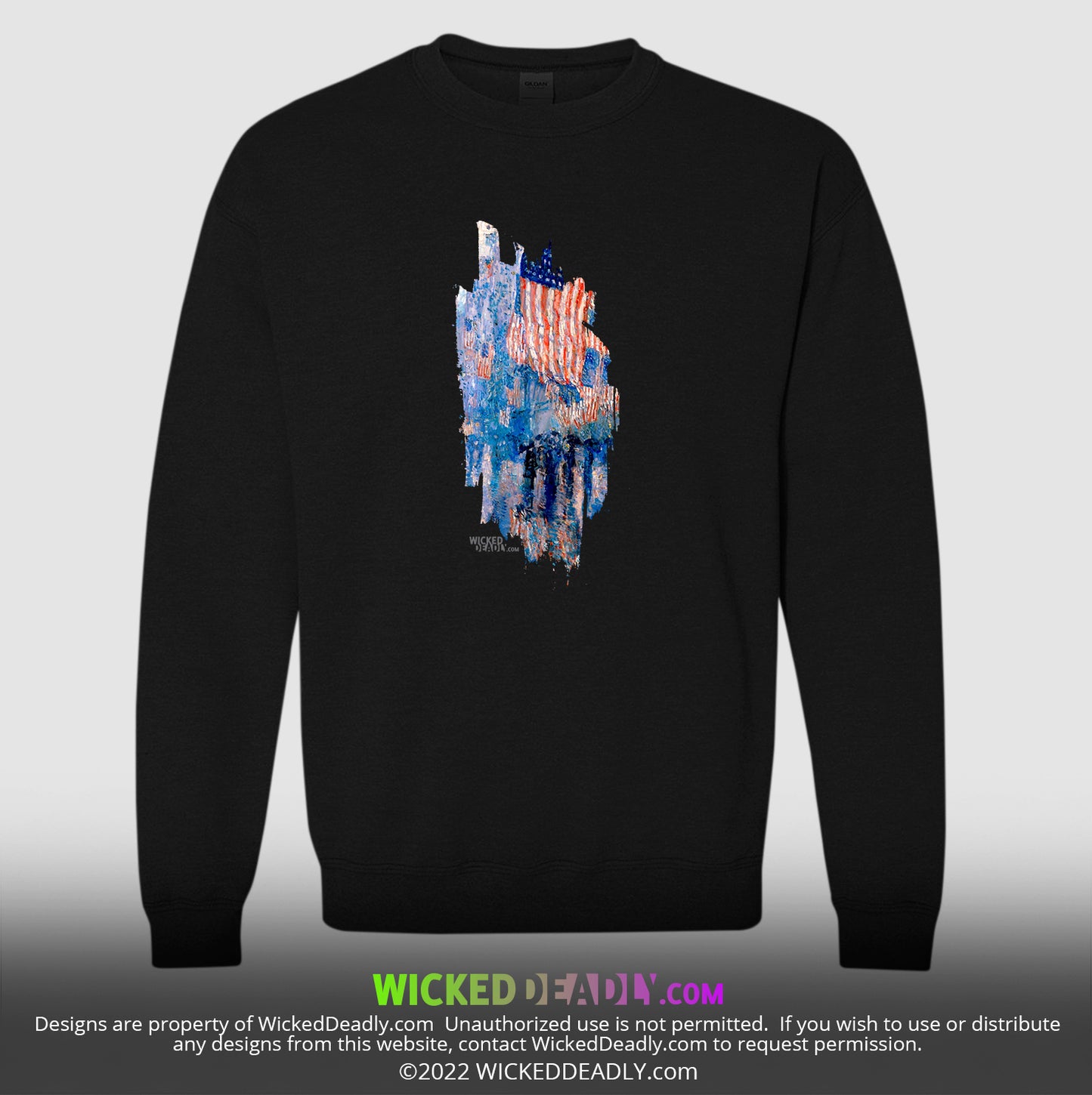 Avenue in the Rain | SWEATSHIRT  (unisex)