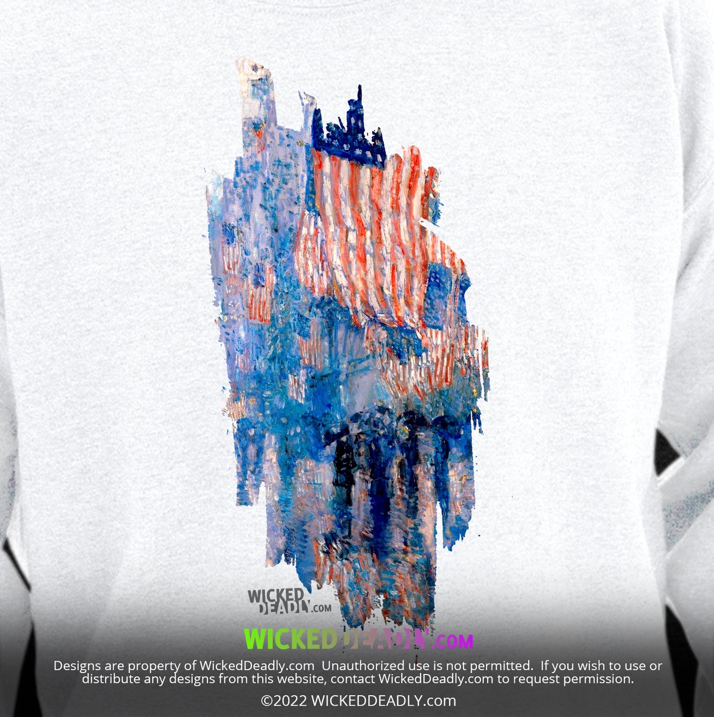 Avenue in the Rain | SWEATSHIRT  (unisex)