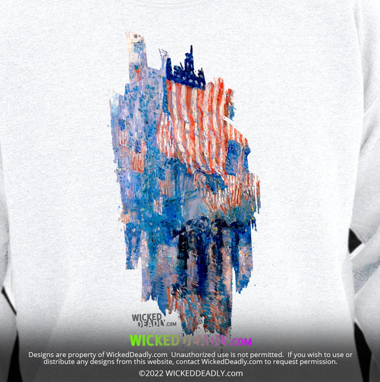 Avenue in the Rain | SWEATSHIRT  (unisex)