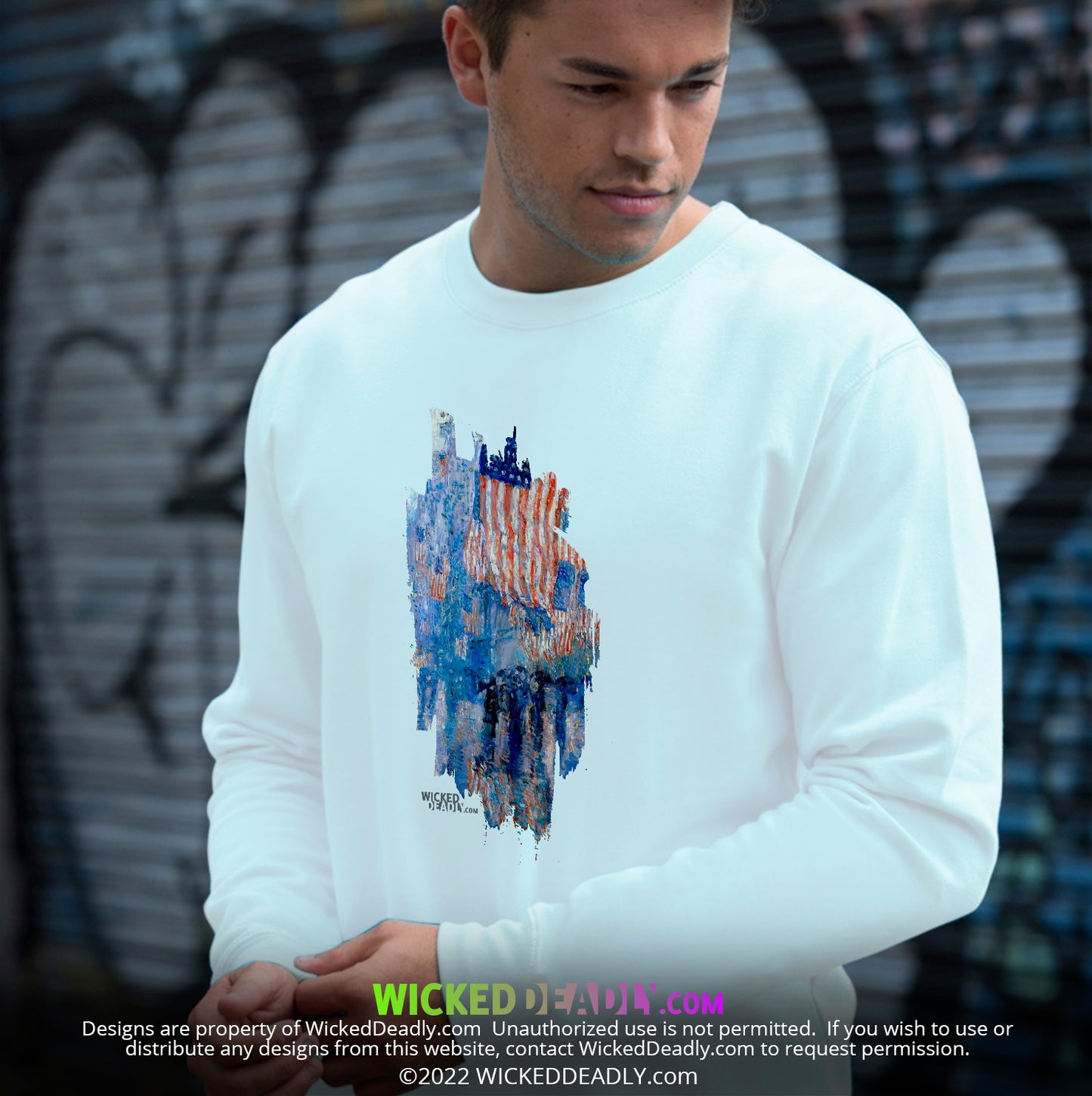 Avenue in the Rain | SWEATSHIRT  (unisex)