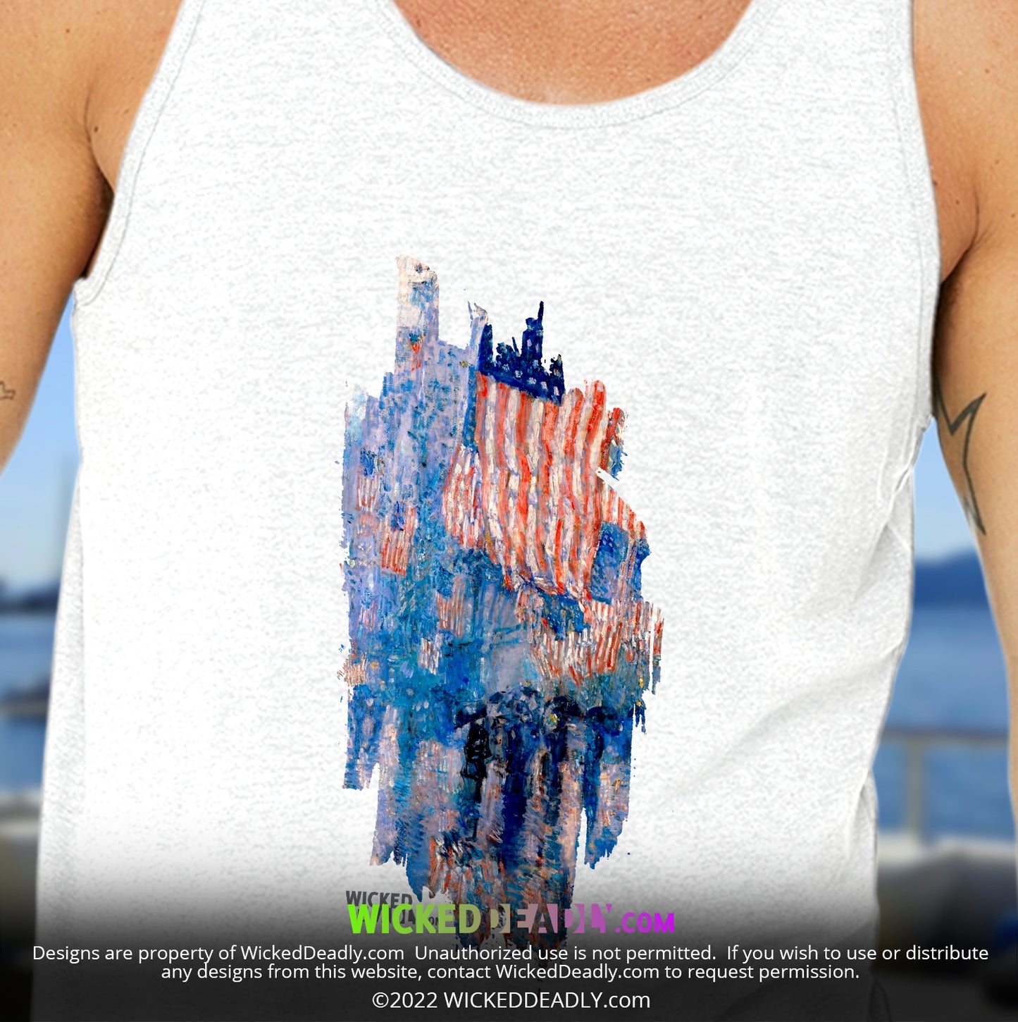 Avenue in the Rain | TANK-TOP  (unisex)