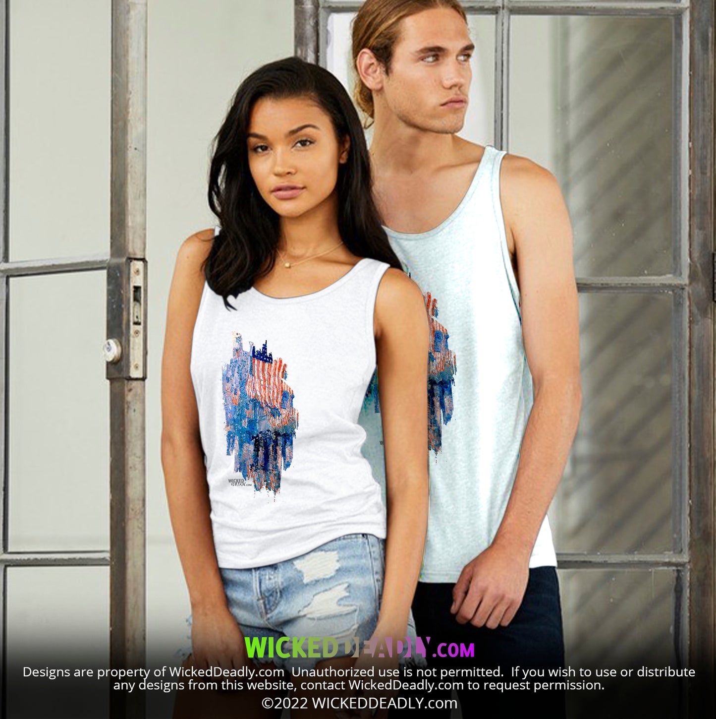 Avenue in the Rain | TANK-TOP  (unisex)